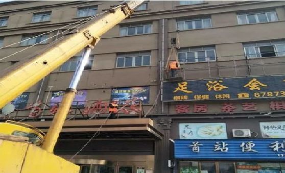 安溪安装较高的门店招牌有什么好的方法？